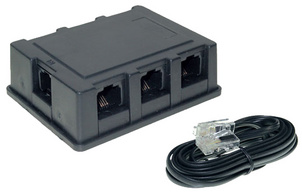 shiverpeaks BASIC-S ISDN Verteilerbox, 3-fach