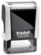 trodat Textstempelautomat Printy 4910 4.0, 3-zeilig, rot