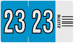 LEITZ Jahressignal Orgacolor 18, auf Streifen, grau