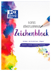 Oxford Zeichenblock, DIN A4, blanko, 120 g/qm