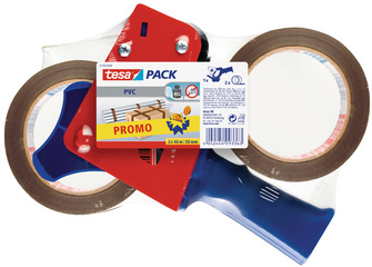 tesapack Verpackungsklebeband & -Handabroller Spar-Set