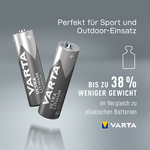 VARTA Lithium Batterie ULTRA Lithium, E-Block (9V)