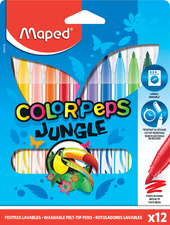 Maped Fasermaler COLOR'PEPS Jungle, 18er Kartonetui