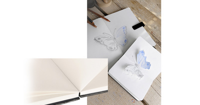 CANSON Skizzenbuch ARTBOOK 180 GRAD, 89 x 140 mm, schwarz