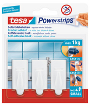 tesa Powerstrips Haken SMALL Trend, weiß