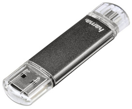 hama USB 2.0 OTG Speicherstick FlashPen 'Laeta Twin', 8 GB