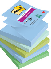 Post-it Haftnotizen Super Sticky Z-Notes, 76 x 76 mm, Rio