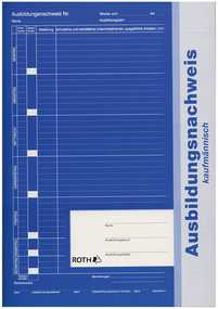 ROTH Ausbildungsnachweise, kaufmännisch, DIN A4, 28 Blatt