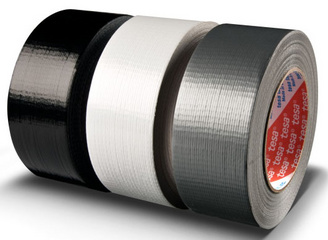 tesa Gewebeband 4613 duct tape, 48 mm x 50 m, schwarz