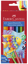 FABER-CASTELL Buntstifte KINDER-AQUARELL, 24er Kartonetui