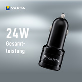 VARTA USB-KFZ-Ladegerät Car Power, 2 x USB Kupplung