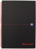 Oxford Black n Red Collegeblock, DIN A5, liniert, Karton