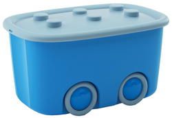 SMARTBOXPRO Aufbewahrungsbox 'Funny Box L', 46 Liter, blau