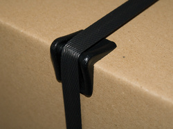 SMARTBOXPRO Kantenschutzecken, für Umreifungsband, schwarz