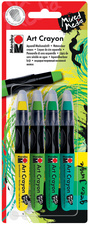 Marabu Aquarell-Wachsmalstift 'Art Crayon', Green Jungle