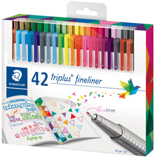 STAEDTLER Fineliner triplus BRILLIANT COLOURS, 36er Etui