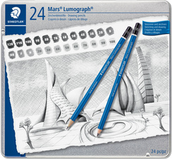 STAEDTLER Bleistift Mars Lumograph, 12er Metalletui