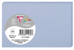 Pollen by Clairefontaine Briefkarte 82 x 128 mm, silber