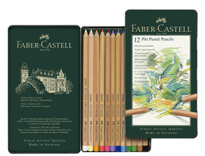 FABER-CASTELL Buntstifte PITT PASTELL, 36er Metalletui