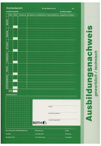 ROTH Ausbildungsnachweise, gewerblich/technisch, DIN A4