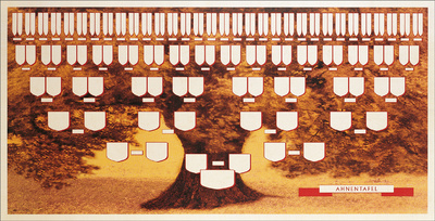 RNK Verlag Ahnentafel 'Brauner Baum', 100 x 50 mm