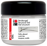 Marabu Acryl-Strukturgel, 225 ml, farblos matt