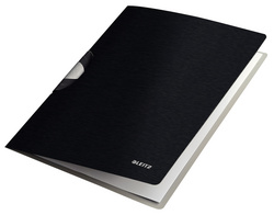 LEITZ Klemmhefter ColorClip Style, DIN A4, PP, granat-rot