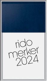 rido idé Tischkalender 'Merker Miradur', 2021, dunkelblau