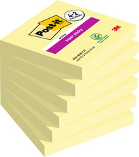 Post-it Haftnotizen Super Sticky Notes, 76 x 127 mm, 5+1