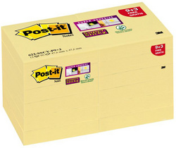 Post-it Haftnotizen Super Sticky Notes, 76 x 127 mm, 5+1