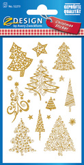 AVERY Zweckform ZDesign Weihnachts-Sticker 'Bäume'
