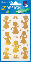 AVERY Zweckform ZDesign Weihnachts-Sticker 'Goldengel'