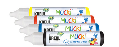 KREUL Window Color Pen MUCKI, 4er-Set