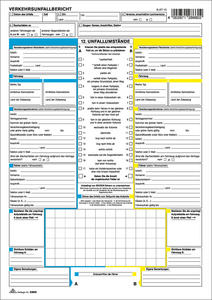 RNK Verlag Vordruck 'Europäischer Verkehrsunfallbericht'