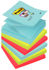 Post-it Haftnotizen Super Sticky Z-Notes, 76 x 76 mm, Miami