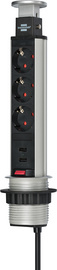 brennenstuhl Steckdoseneinheit 'Tower Power', 3-fach, USB