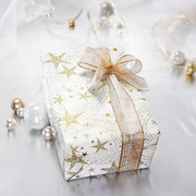 sigel Weihnachts-Geschenkpapier Dancing Stars, auf Rolle