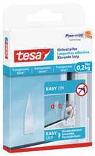 tesa Powerstrips Klebestreifen für Glasflächen