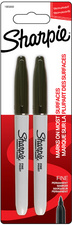 Sharpie Permanent-Marker FINE, 2er Blister, schwarz