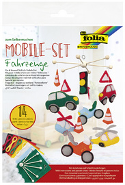 folia Mobile-Set 'Fahrzeuge', 14-teilig