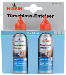 NIGRIN KFZ-Türschloss-Enteiser, 2 x 50 ml
