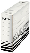 LEITZ Archiv-Schachtel Solid, weiß/hellblau, (B)80 mm