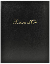 EXACOMPTA Gästebuch 'Livre d'Or', 220 x 260 mm, schwarz