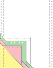 AVERY Zweckform DIN-Computerpapier endlos, 240 x 12', 4-fach