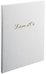 EXACOMPTA Gästebuch 'Livre d'Or', 270 x 220 mm, gold