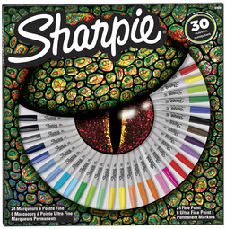 Sharpie Permanent-Marker FINE, 30er BIG PACK Auge