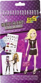 folia Schablonenbuch 'Disco Queen', klein