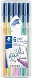 STAEDTLER Fasermaler triplus color 'MY flamingo COLOURS',6er