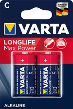 VARTA Alkaline Batterie 'LONGLIFE Max Power', Baby (C/LR14)