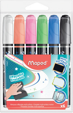 Maped NonPermanent-Marker Multisurface, 4er Kunststoffetui